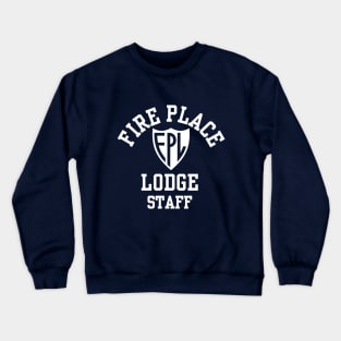 Staff - White on Navy or Black Crewneck Sweatshirt